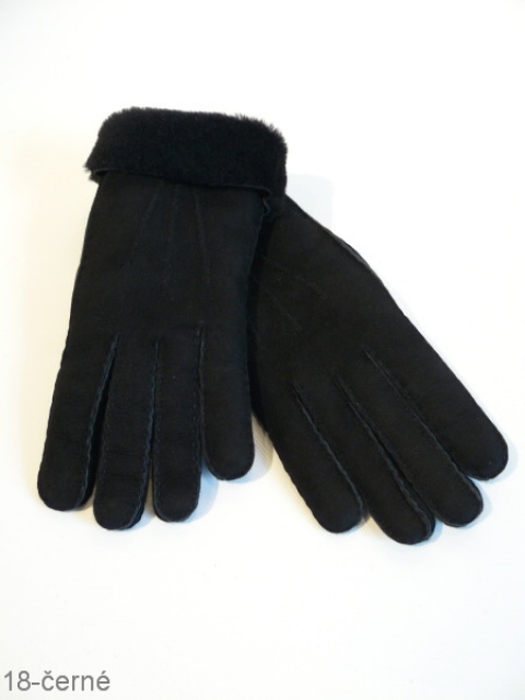 dámské kožešinové rukavice 7